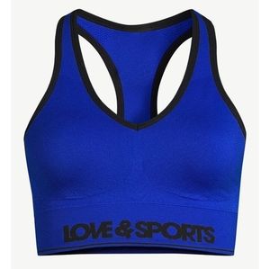 NWT Love & Sports Seamless Plunge Sports Bra Size L (12-14)